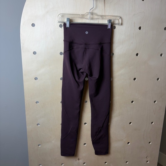 lululemon Align™ High-Rise Pant 25 in Black Plum Size 2 - Picture 5 of 6